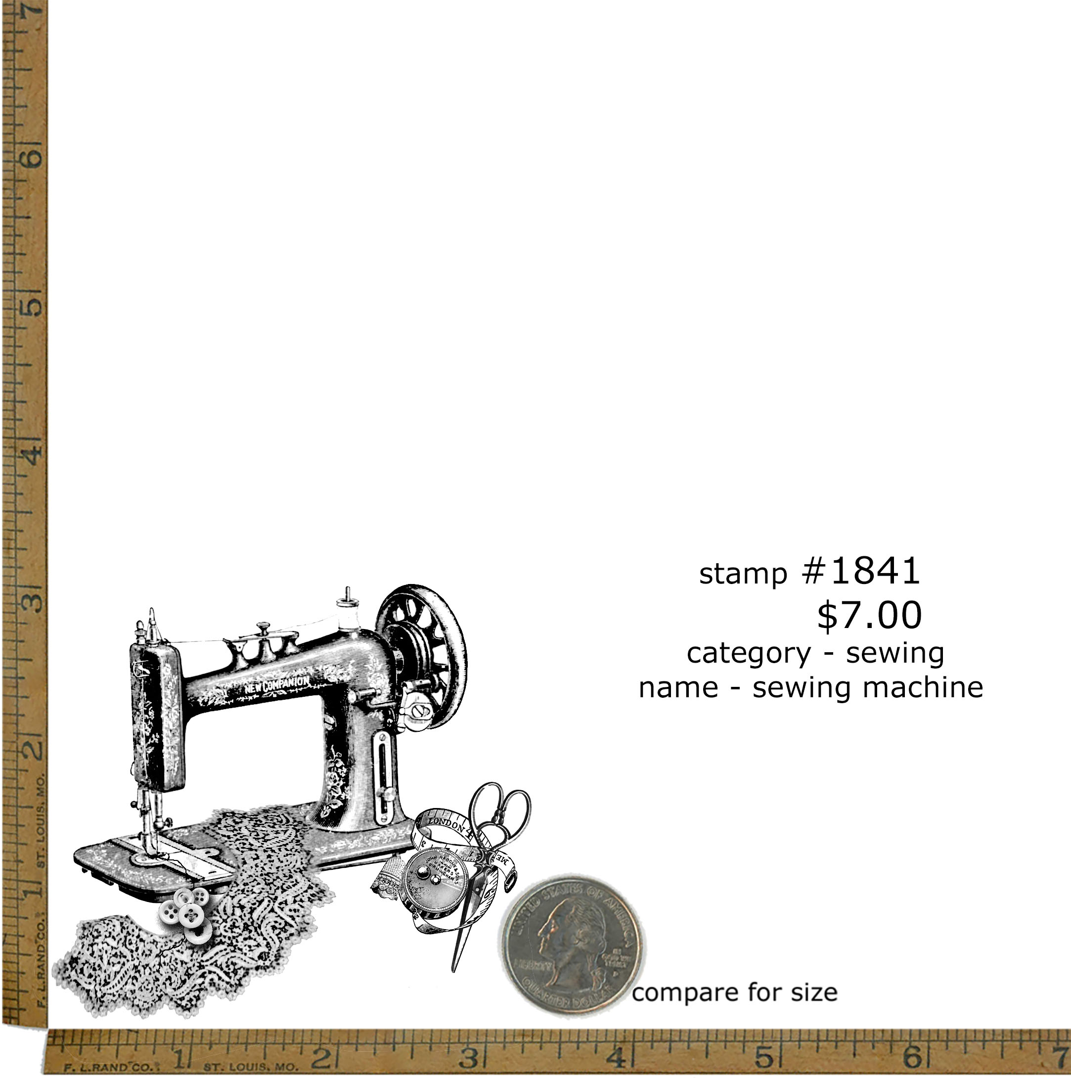 #1841 - Sewing Machine - Sewing